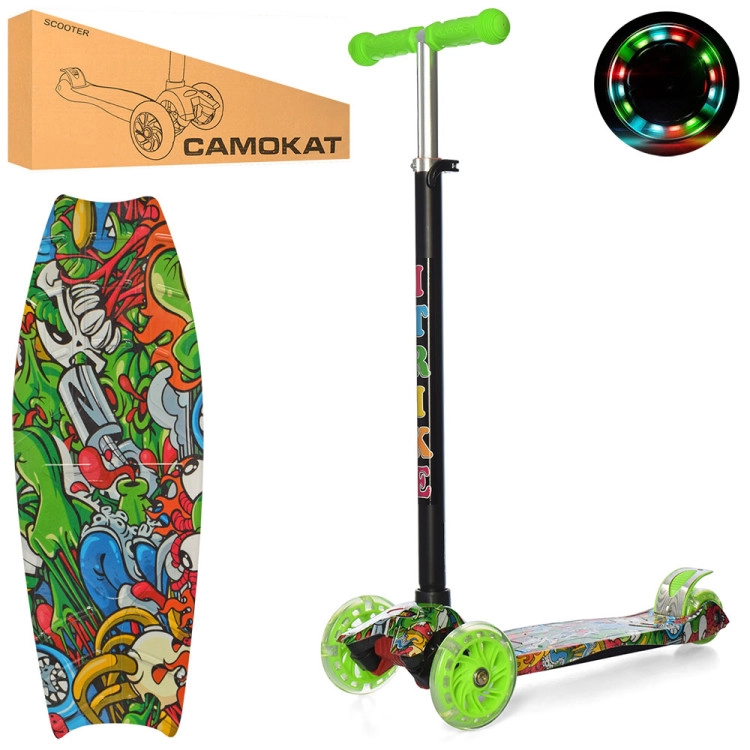 Самокат детский MAXI iTrike JR 3-055-1-WP2 с подсветкой Винница - изображение 1