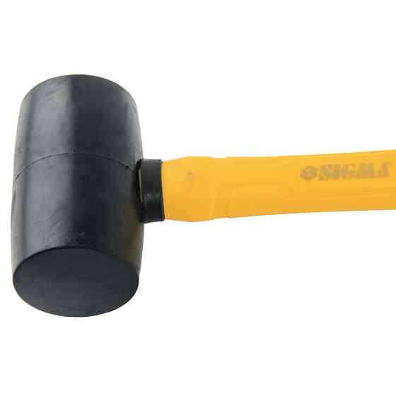 Sigma Киянка резиновая чёрная 340г фиберглассовая рукоятка SIGMA (4317351) Коломыя