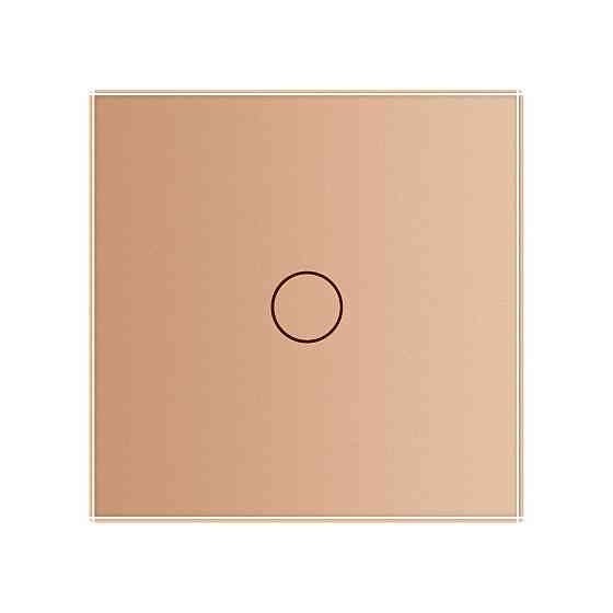 Сенсорний диммер 1 сенсор Livolo золото скло (VL-C701D-13) Коломыя