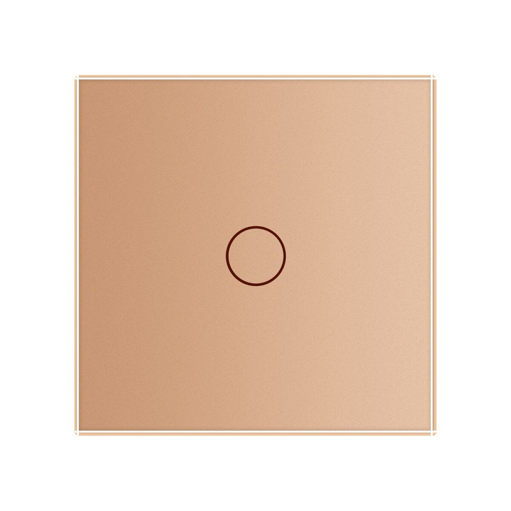 Сенсорний диммер 1 сенсор Livolo золото скло (VL-C701D-13) Коломыя - изображение 4