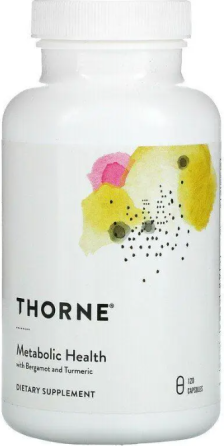 Для обмена веществ Thorne Metabolic Health 120 капс с бергамотом и куркумой Киев