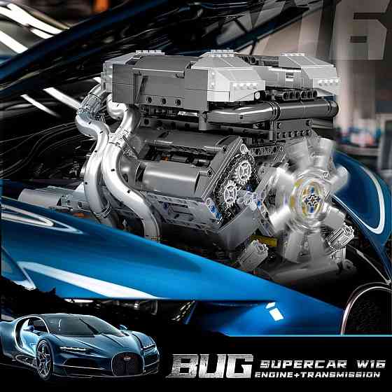 Конструктор Technic Турбореактивний двигун 1214 деталей — Mould King 10216, сумісний з LEGO Technic Київ