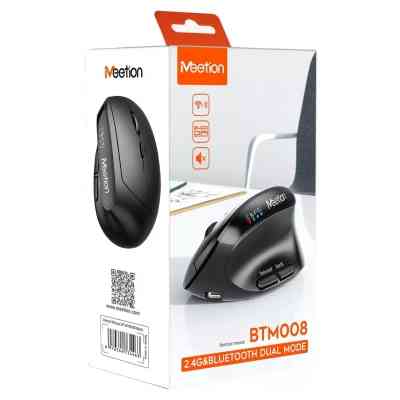 Мишка Meetion BTM008 Wireless/Bluetooth Black (MT-BTM008-A) Вінниця