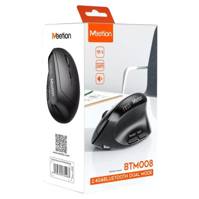 Мишка Meetion BTM008 Wireless/Bluetooth Black (MT-BTM008-A) Вінниця - фото 2