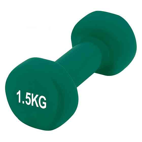 Гантель вінілова PowerPlay 4125 Achilles 2*1,5 кг. Зелені (2шт.) Каменское