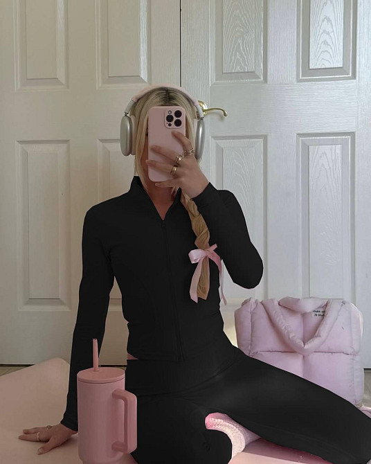 Женский стильный костюм из качественного микродайвинга Одесса - изображение 1