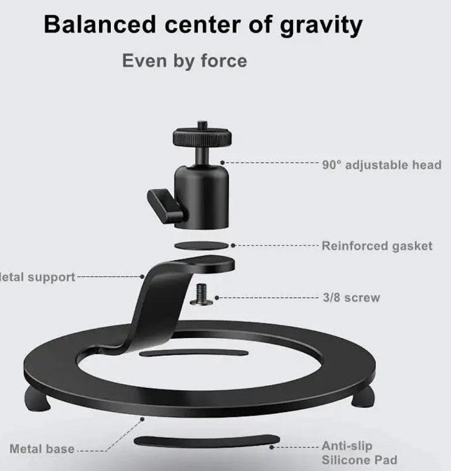 Настільна підставка для Проектора L28 Metal: тримач, Штатив, Кріплення! Київ - фото 5