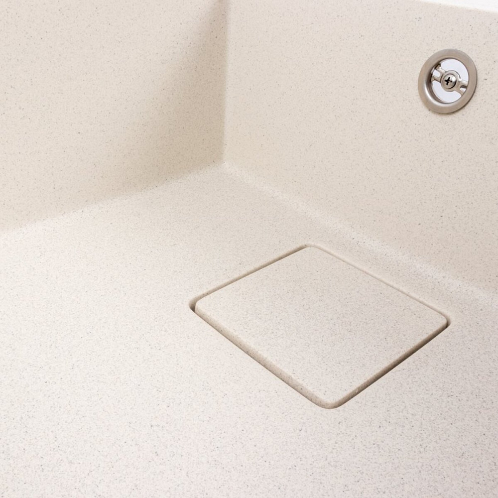 VALESO Гранітна мийка VALESO GALANS 7850 матова Біла в крапку Коломия - фото 14