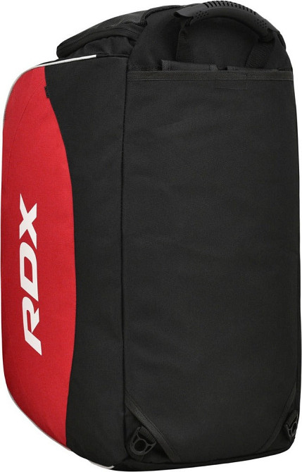 Спортивна сумка RDX R1 Duffel Bag with Backpack Straps Black/Red Каменское - изображение 5