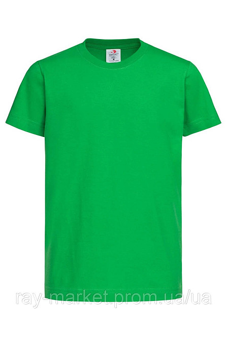 Футболка дитяча базова Stedman Classic-T Kids для хлопчиків зелена (ST2200M-KEG) L Київ - фото 1
