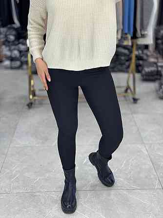 Стильные женские теплые лосины с корсетным поясом на крючках. 46/48 Одесса