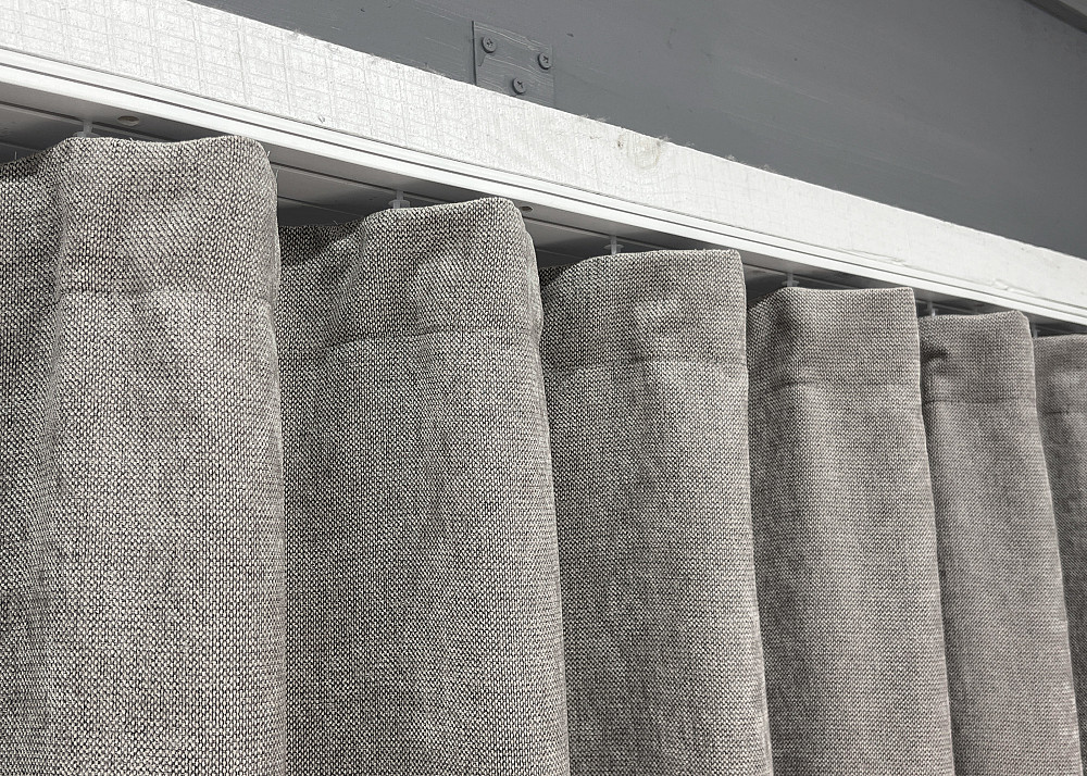 Шторна преміум тканина шеніл однотонний, колекція "VELMIRA Rich" колір світло-сірий 1925ш Київ - фото 5