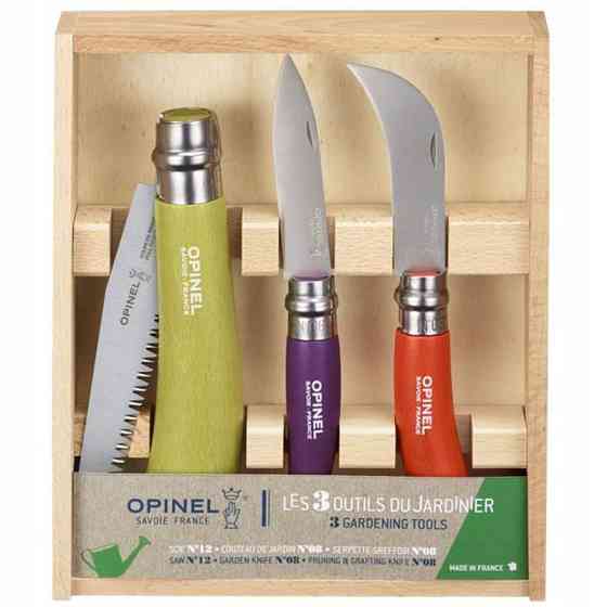 Садовый Набор Ножей 3 специальных предметов Opinel 