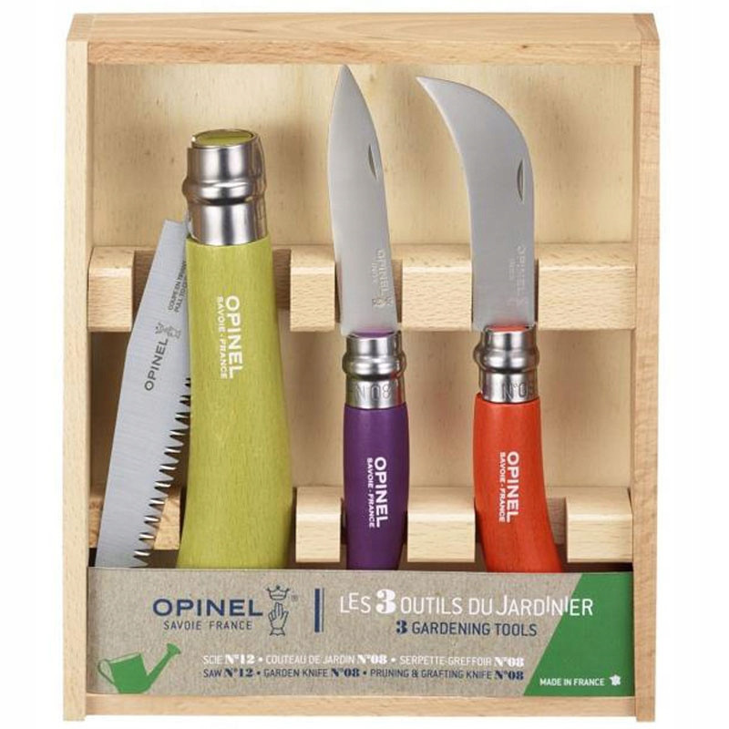 Садовый Набор Ножей 3 специальных предметов Opinel 