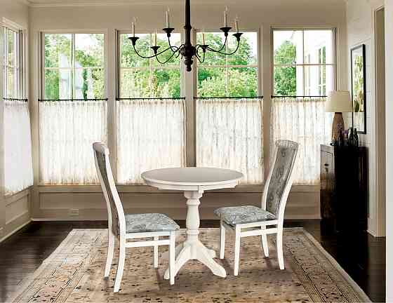 Стіл Чумак нерозкл (D=80), слон кістка Київ