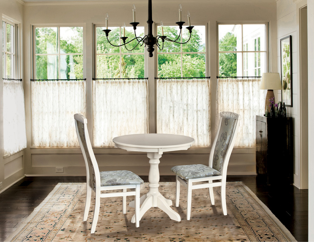 Стіл Чумак нерозкл (D=80), слон кістка Київ - фото 1