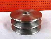 Шків ременя ведений 2-х струмковий мотоблок (під вал 2 см, профіль А, зовнішній 105mm) Мукачево