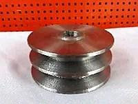 Шків ременя ведений 2-х струмковий мотоблок (під вал 2 см, профіль А, зовнішній 105mm) Мукачево - фото 1