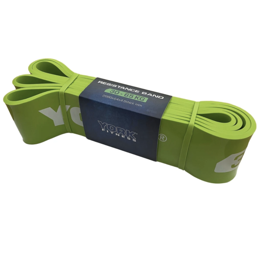 Резинка для фітнесу York 30-65кг - 2080x65x4,5 мм, салатовий Київ - фото 4