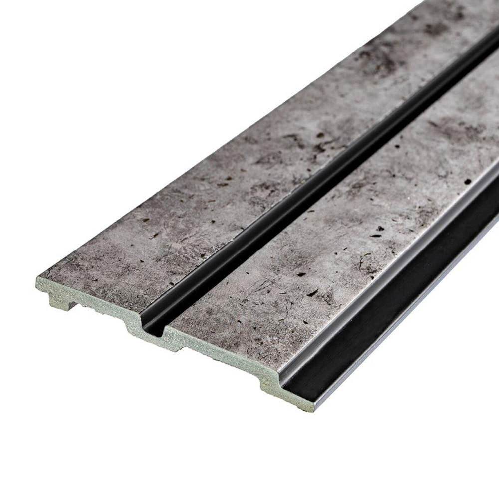 Декоративна рейка бетон із золотими вкрапленнями Київ - фото 1