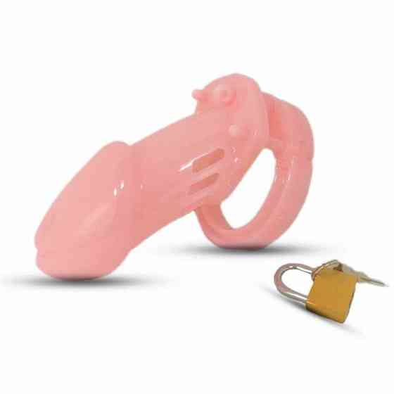 Пояс вірності CB-6000 пластиковий із замком рожевий - Садо-мазо Вінниця