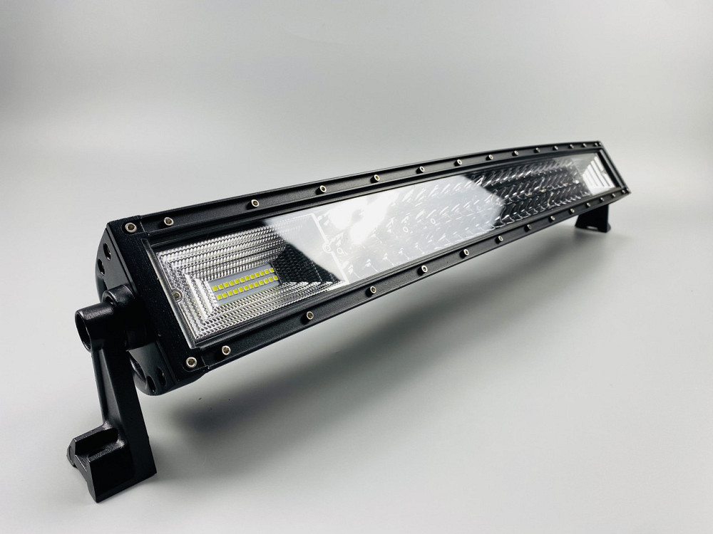 Фара LED BAR прямокутна 324W півколо 9-32В IP67 led chip 3030 108 led ламп балка для авто Мукачево - фото 7
