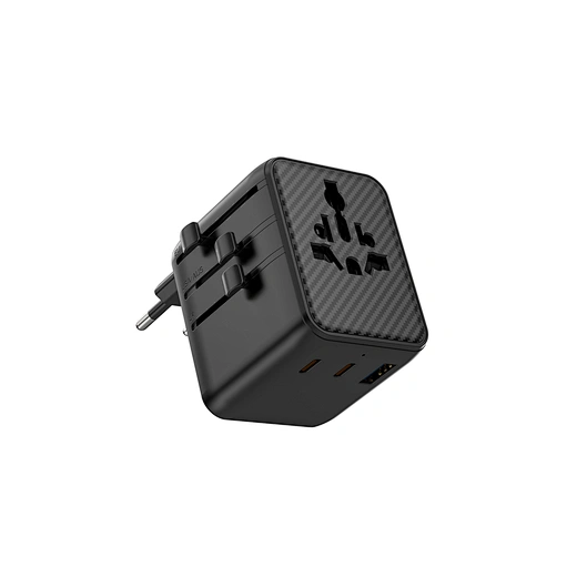 Сетевой фильтр WIWU 25W Warrior GaN Universal Adapter 2C1A Wi-UA011 Black Одесса - изображение 3