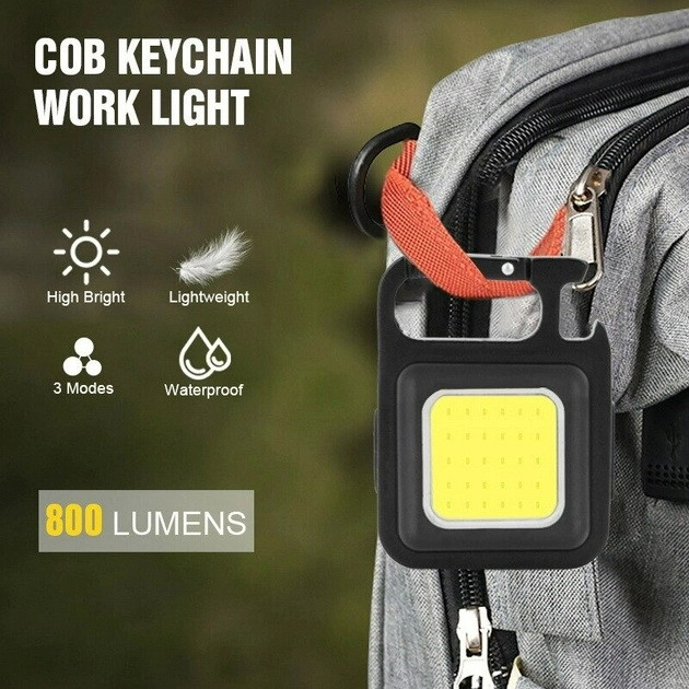 Світлодіодний ліхтарик-брелок на магніті ZTZ Keychain Light 1500LM Николаев - изображение 9