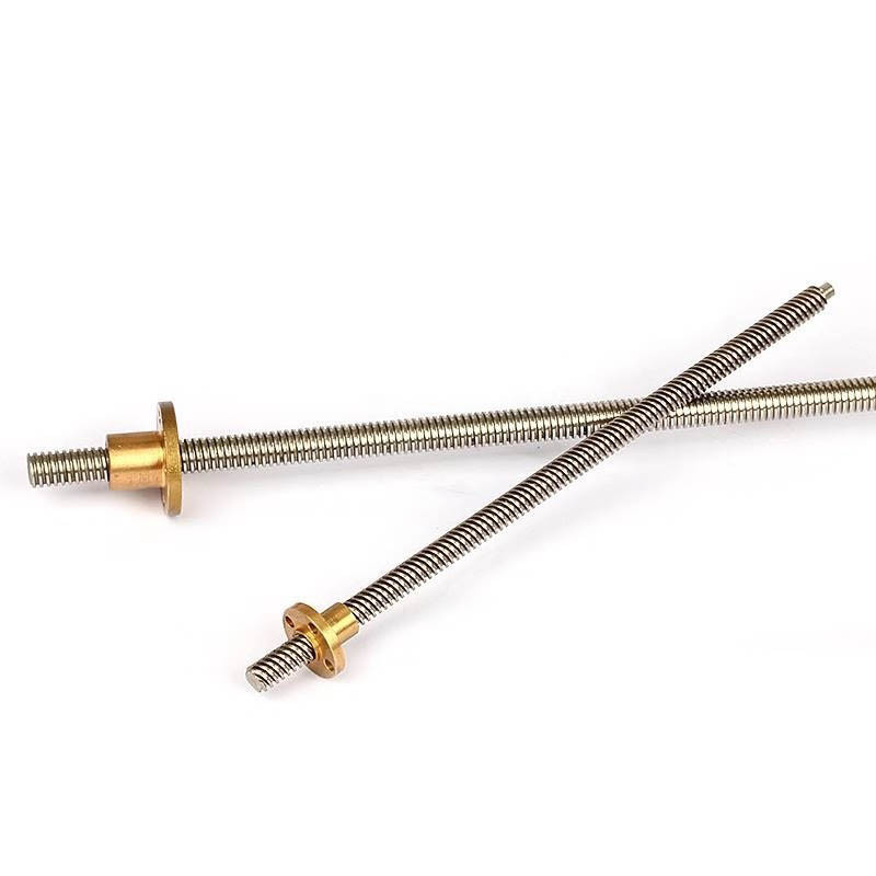 Трапециевидный винт THSL-300-8D с гайкой, ходовой вал для 3D-принтера Киев - изображение 6