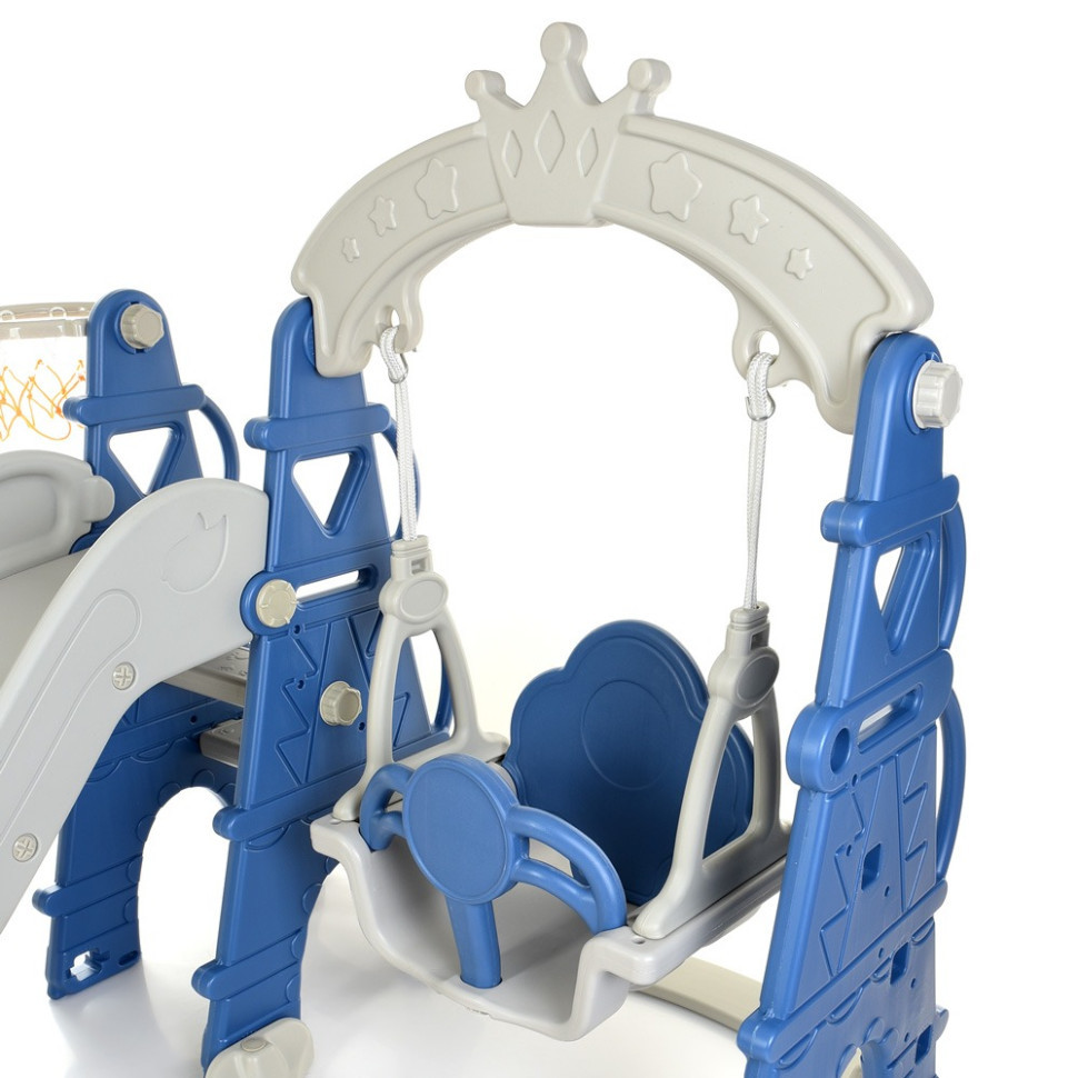 Дитяча гірка-гойдалка CASTLE-4 кільце баскетбольне Вінниця - фото 4