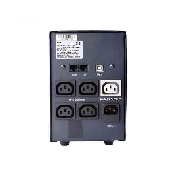 Джерело безперебійного живлення Powercom BNT-1500AP IEC 1500ВА / 900Вт лінійно-інтерактивне Киев