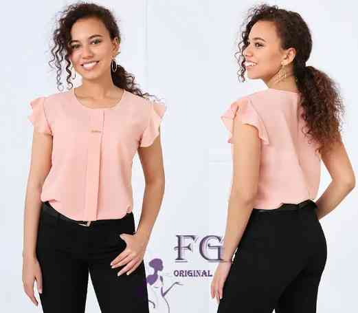 Жіноча блузка літня 42 персиковий Київ