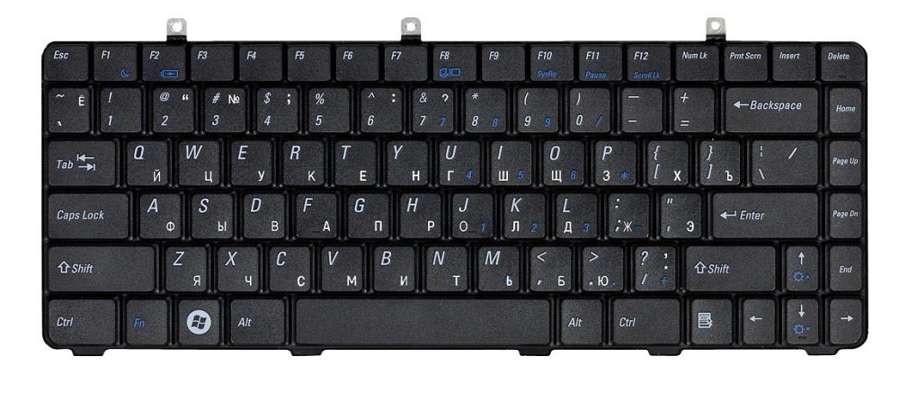 Клавиатура для ноутбука Dell Vostro (1220) Black, RU Вінниця - фото 2