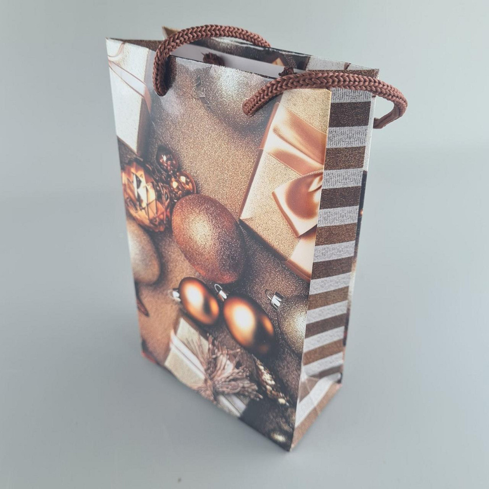 Пакеты новогодние ,бумажные ,подарочные , Малый 11/18/5 -002 (12 шт) Харьков - изображение 2