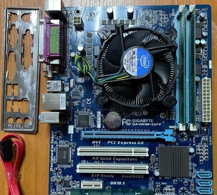 Материнская плата GA-H61M i3-2120 3.3GHz. DDR3 8Gb. Харьков - изображение 4