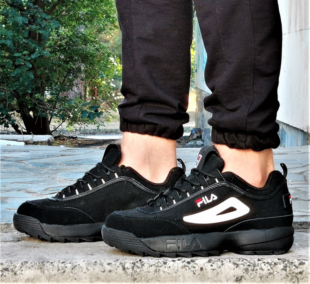 Кроссовки FILA Disruptor Черные Фила Мужские (размеры: 43,44,45) Днепр - изображение 6