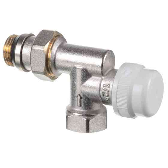 Кран термостатичний осьовий з системою "антипротікання" кутовий Koer KR.931-Gi - 1/2x1/2 (KR3064) Київ