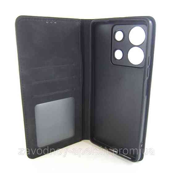 Чохол-книжка Xiaomi Redmi Note 13 5G Захист камери (чорний) Одеса