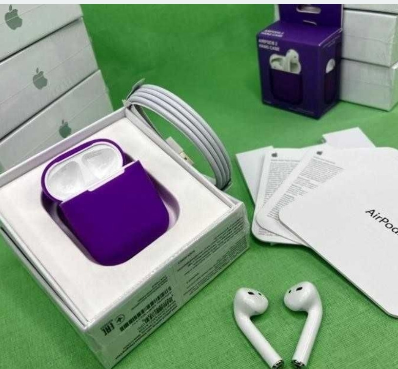 Новая поставка!! Наушники аэрподс 2 Lux качества + чехол в подарок. Харьков - изображение 1