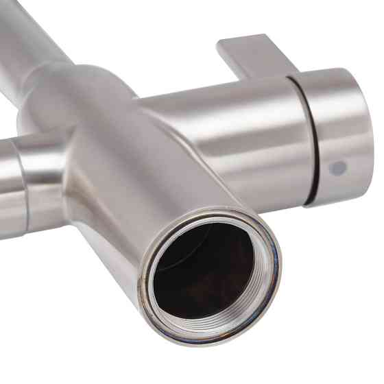 Смеситель для кухни с выходом для питьевой воды Koer KI-72020-02 (из нерж. стали) (KR4797) Киев