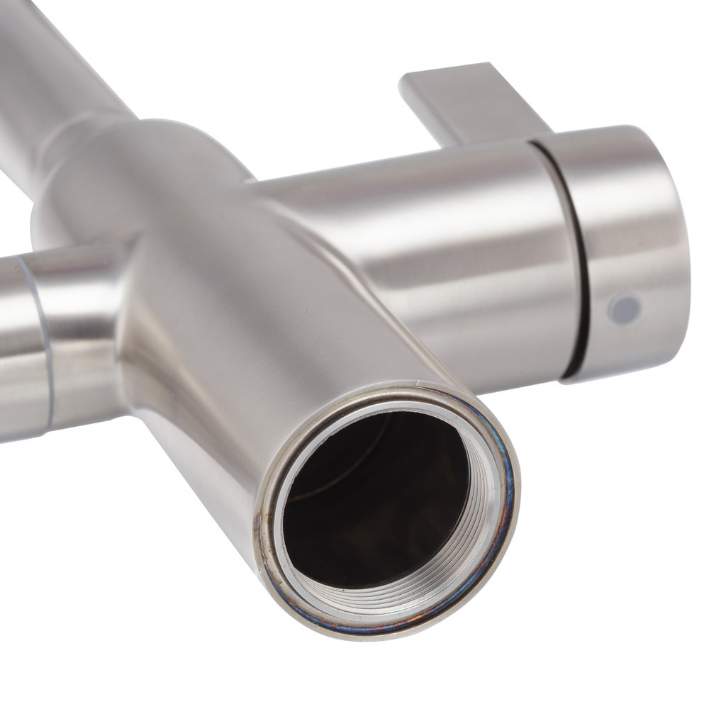 Змішувач для кухні з виходом для питної води Koer KI-72020-02 (з нерж. сталі) (KR4797) Київ - фото 2