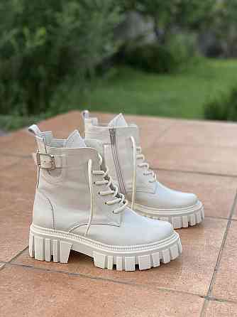 Без бренда Черевики жіночі M.KRAFT 21-153 бежеві (зима, шкіра натуральна) (4837) 38 Коломыя