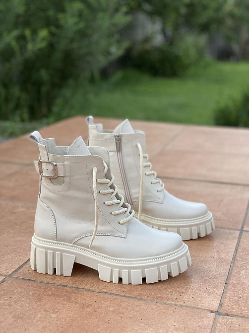 Без бренда Черевики жіночі M.KRAFT 21-153 бежеві (зима, шкіра натуральна) (4837) 38 Коломыя - изображение 2