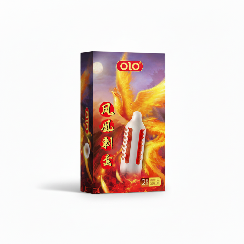 Презервативи стимулюючий з вусиками OLO Phoenix з силіконовою змазкою 18 см 2 шт. Вінниця - фото 2