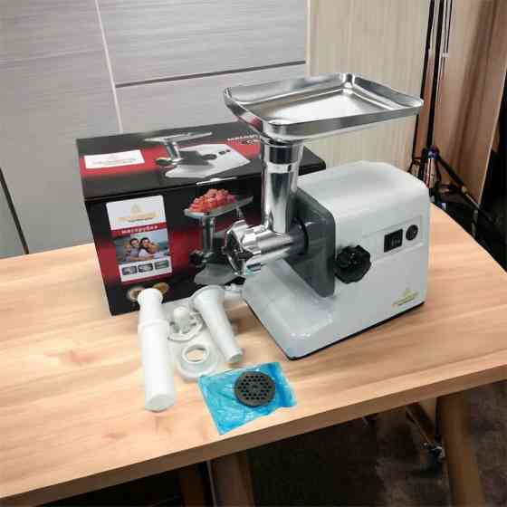 Топ мясорубок Crownberg CB-4211 2500Вт, Портативная мясорубка для кухни, Электромясорубка помощница OT-92 Львов
