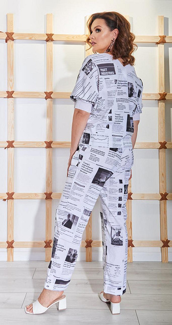 Стильний брючний костюм (48) Київ - фото 4