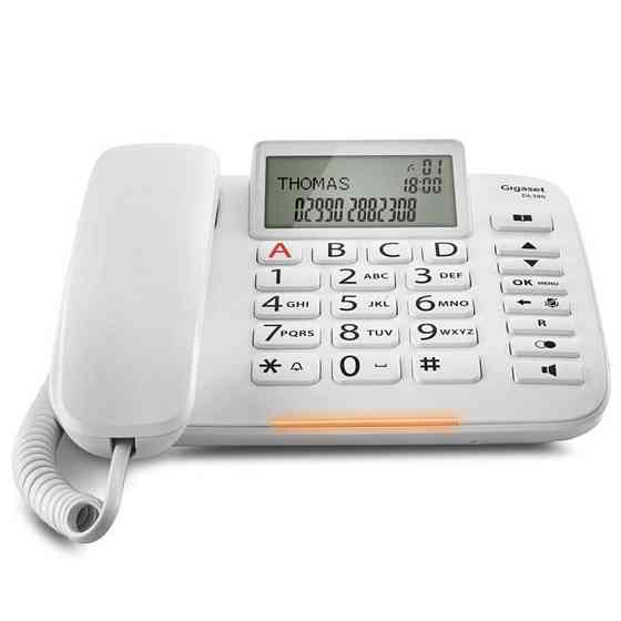 Дротовий телефон Gigaset DL380 IM White (S30350S217R102) Білий Харків