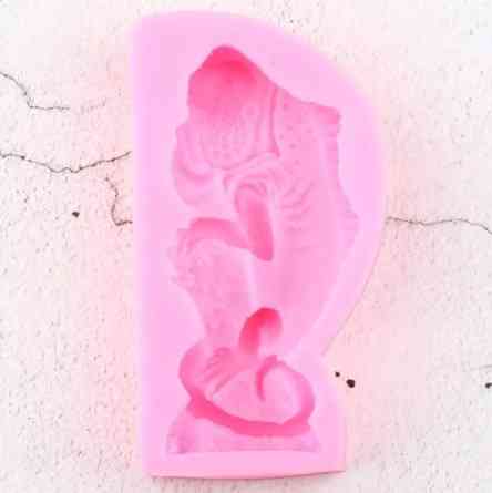 Молд силиконовый Гуана 102 на 56 мм розовый Киев