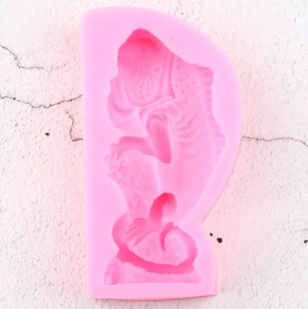 Молд силиконовый Гуана 102 на 56 мм розовый Киев - изображение 3