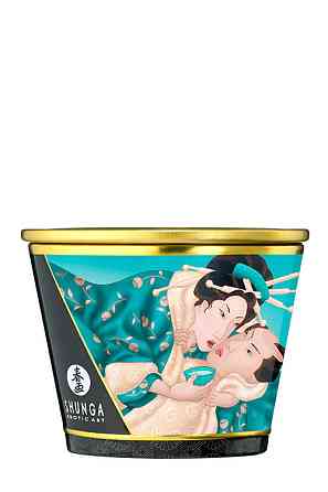 Свеча для массажа Shunga Massage Candle Island Blossoms с цветочным ароматом, 170 мл Sex Aura Киев